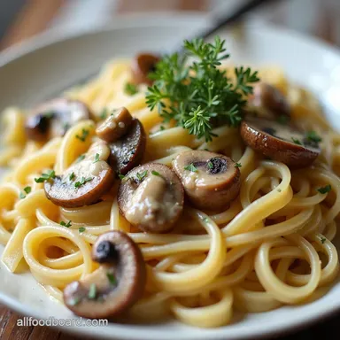 Creamy HighProtein Mushroom Cottage Cheese Pasta in 30 Mins