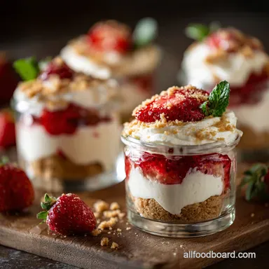 4th of July Desserts: Easy No-Bake Cheesecake Parfaits