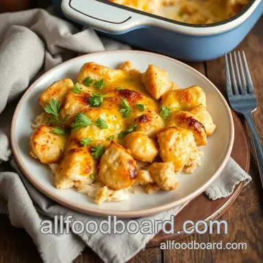 Easy Bake Chicken Casserole for Busy Nights: A Comforting Family Favorite Recipe Card