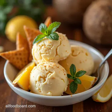 The Best NoChurn Coconut Protein Ice Cream Recipe Recipe Card