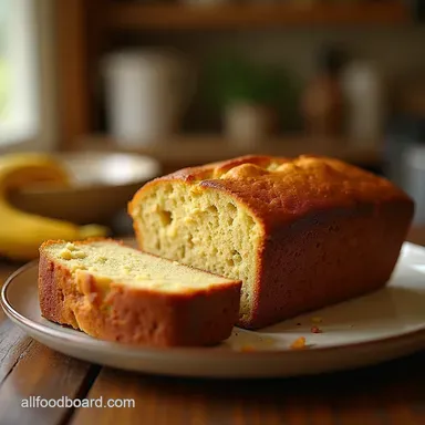 UltraMoist Low Calorie Banana Bread No Oil Added Recipe Card