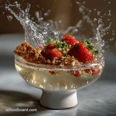 New Year s Eve Cocktail with Sparkling Champagne To Ring In Recipe Card