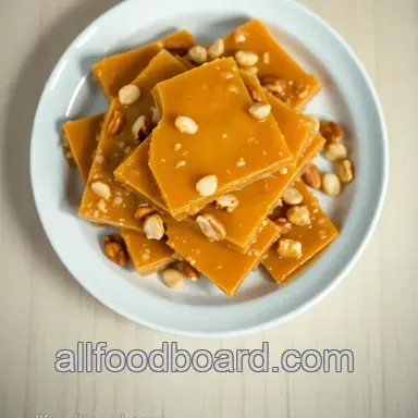 Old-Fashioned Peanut Brittle Recipe: A Sweet Family Delight Recipe Card