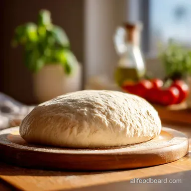 Homemade Pizza Dough With Olive Oil | 1h 45min