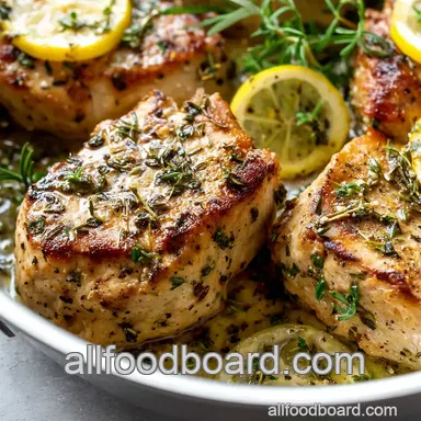 Quick Dinner Ideas: One-Pan Lemon Herb Chicken – Easy! Recipe Card