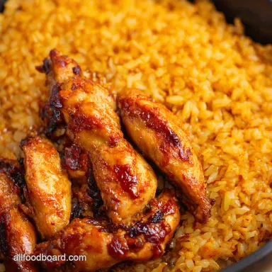OnePan Honey BBQ Chicken Rice Weeknight Winner Recipe Card