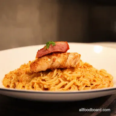 One Pot Chicken Risoni Magic Crispy Salami Twist Recipe Card