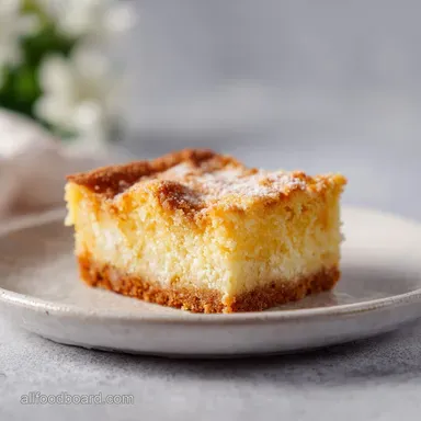 Ooey Gooey Butter Cake with Creamy Custard Center in 55 Minutes