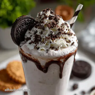 Oreo Milkshake: Indulge in this Creamy Delight Recipe Card