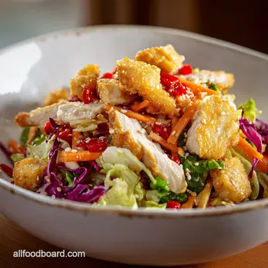 Applebees Oriental Chicken Salad Copycat Recipe for 4