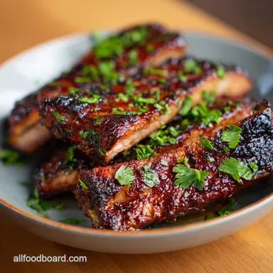 Marinated Ribs: Tender Oven Baked Ribs for 4 Servings