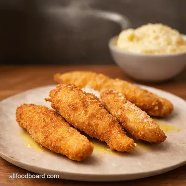 Crispy Oven baked chicken tenders An Easy Parmesan Dream Recipe Card