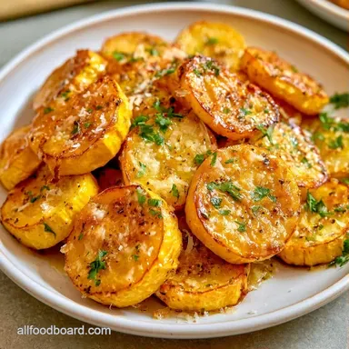 Parmesan Yellow Squash in 20 Minutes Recipe Card