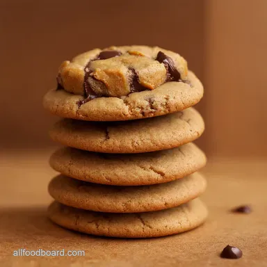 Peanut Butter Chocolate Caramel Cookies My Swirly Favourites Recipe Card