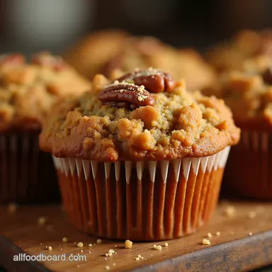 Gooey Pecan Pie Muffins Southern Comfort Breakfast Recipe Recipe Card