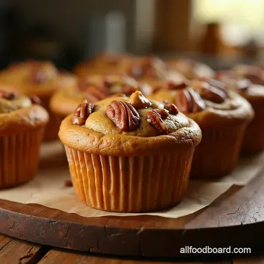 Easy Pecan Pie Muffins Recipe Brown Sugar Swirl Recipe Card
