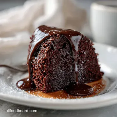 Perfectly Chocolate Cake Recipe for 12 Servings Recipe Card