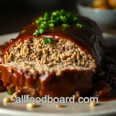 Easy & Savory Meatloaf Recipe: My Family's Favorite Glaze Recipe Card