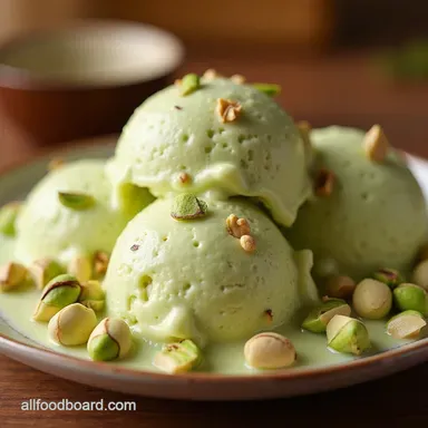 HighProtein Pistachio Cottage Cheese Ice Cream Recipe Recipe Card