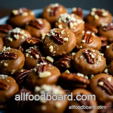Ultimate Pretzel Rolo Pecan Bites: 5 Easy, Delicious Treats! Recipe Card