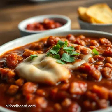 Pub Grub Perfection: My Basic Chili Recipe (So Hearty!) Recipe Card