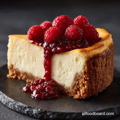 New York Cheesecake: Uncrackably Smooth and Tall Classic Recipe Recipe Card