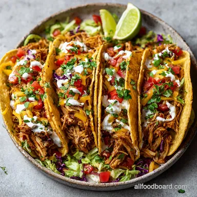Chicken Tacos Chicken Tacos for 4 Servings