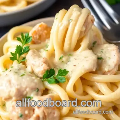 Quick Creamy Chicken Alfredo in 30 Minutes Recipe Card