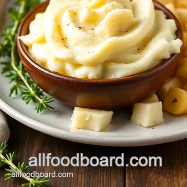 Quick Creamy Mashed Potatoes for Lunch Recipe Card