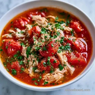 Quick Crockpot Tortilla Soup with Masa Recipe Card