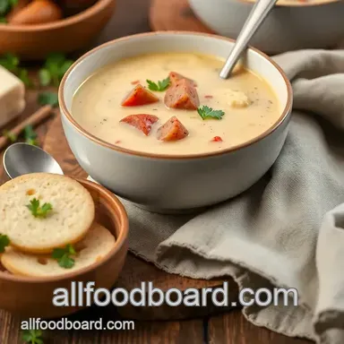 Quick Italian Sausage Creamy Soup Recipe Recipe Card