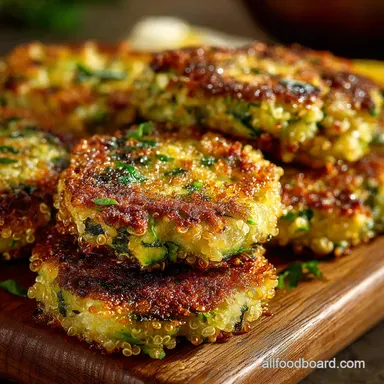 Easy Quinoa Zucchini Fritters KidApproved GlutenFree Recipe Card