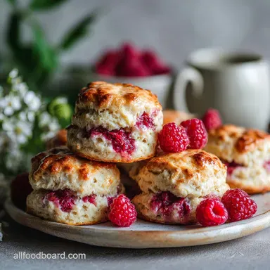 Raspberry Scones Recipe: Ready in 38 Min Recipe Card