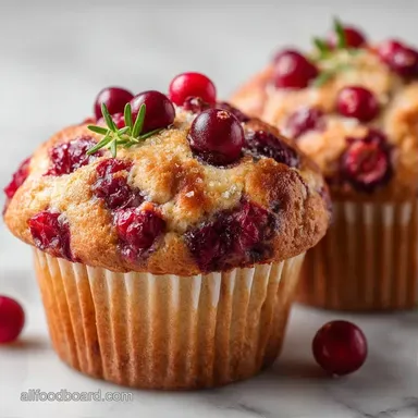 Red Huckleberry Muffins with Sour Cream Recipe Card