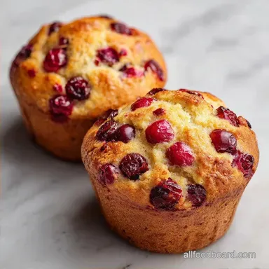 Red Huckleberry Muffins with Sour Cream