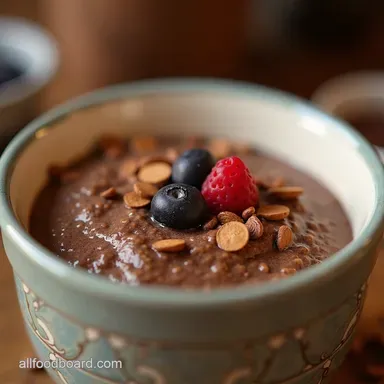 The Ultimate Mocha Chia Pudding Rich Creamy Overnight Treat Recipe Card