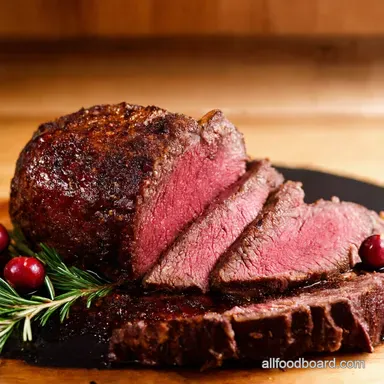 Roast Beef Cranberry Balsamic Elevate Your Sunday Roast Recipe Card