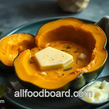 Roasted Buttercup Squash with Herb Garlic Butter – A Cozy Autumn Treat