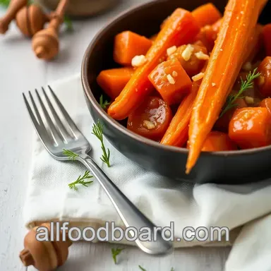 Easy & Delicious Sautéed Carrots with Buttery Brown Sugar Glaze Recipe Card