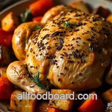 Easy Chicken Recipes: Savory Herb-Roasted Chicken with Veggies