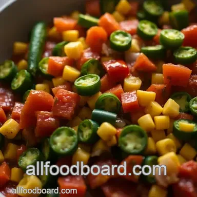 Easy Savory Okra Corn and Tomatoes: A Fresh Southern Delight Recipe Card