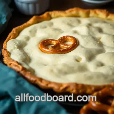 Delicious Pretzel Pie: My Family's Favorite Savory Treat Recipe Card