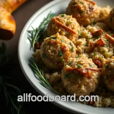 Savory Sausage Stuffing Balls: A Family Favourite for Every Occasion Recipe Card