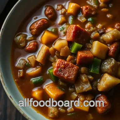 Savory Southern Gumbo: My Family's Go-To Comfort Dish Recipe Card