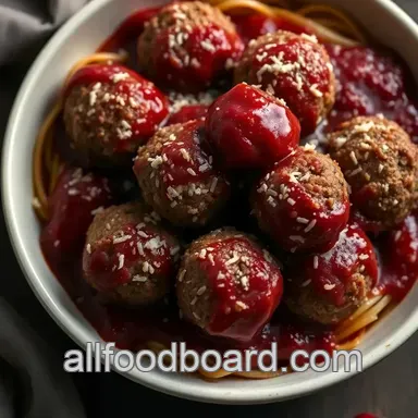 Easy Savory-Sweet Cranberry Sauce Meatballs: A Go-To Holiday Delight Recipe Card