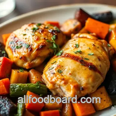Sazon Chicken & Roasted Veggies: Dinner Sorted!