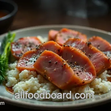 Seared Ahi Tuna Recipe with Soy-Mustard Glaze: A Taste of the Pacific