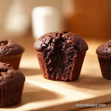 Moist Chocolate Muffins BakeryStyle at Home Recipe Card