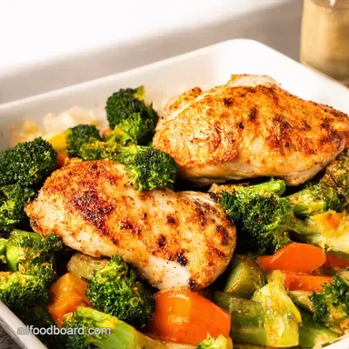 Sheet Pan Chicken Veggies Easiest Weeknight Dinner