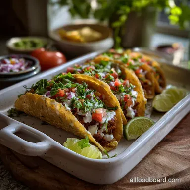 Sheet Pan Tacos Ready in 30 Min: Crispy Baked Recipe Card